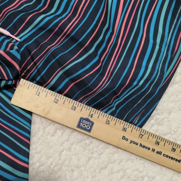 Club Room Men Quick-Dry 7" Swim Trunks Men's Medium Colorful Stripes Classic NEW - Picture 11 of 15